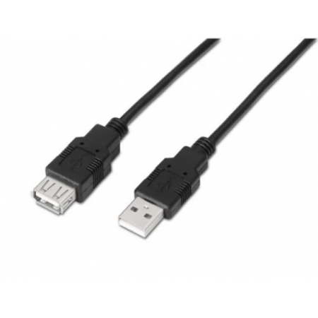 Cabo Extensão USB 2.0 Nanocable USB-A M/F 3 M Preto